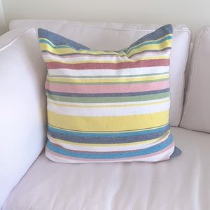 EUC Pastel Pillow ~23” x 23” square